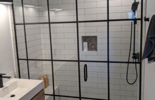 The One With The Shower Doors